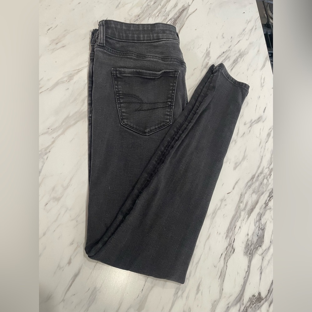 American Eagle Outfitters Dark Gray Skinny Jeans